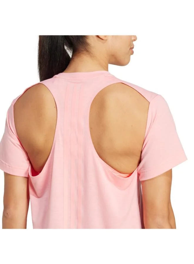 Adidas SEPISP PrimeLift Back-Cutout 3-Stripes T-Shirt for Women | Best Price UAE