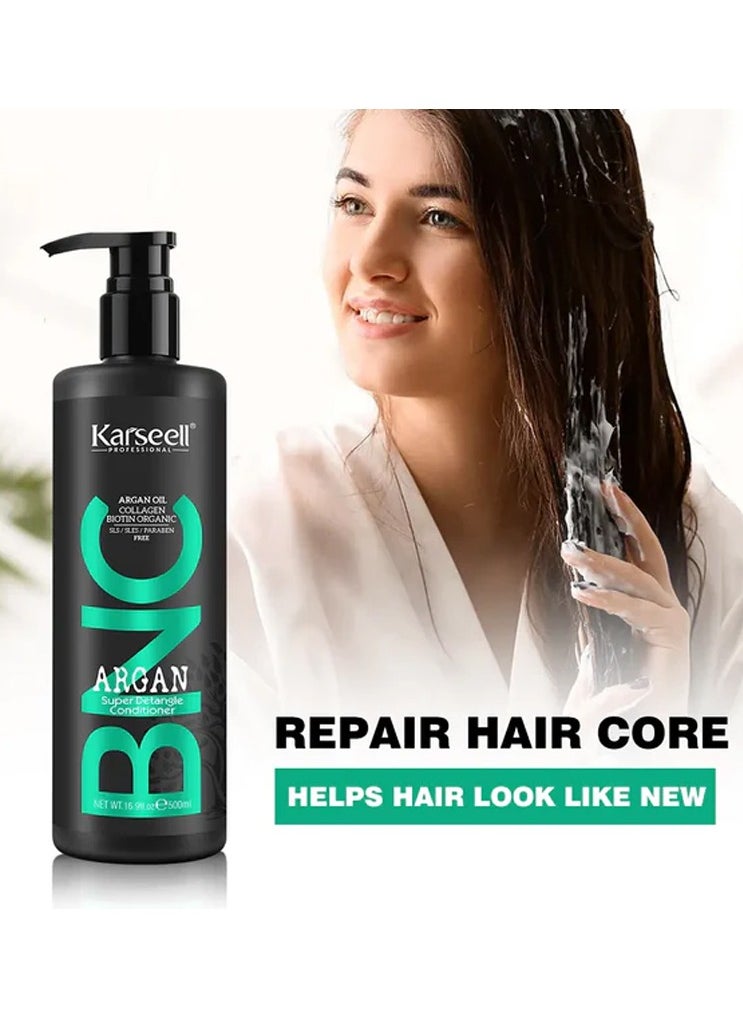 Karseell Karseell BNC Argan Nourishing Conditioner Collagen Biotin Organic 500ML  - Image 2