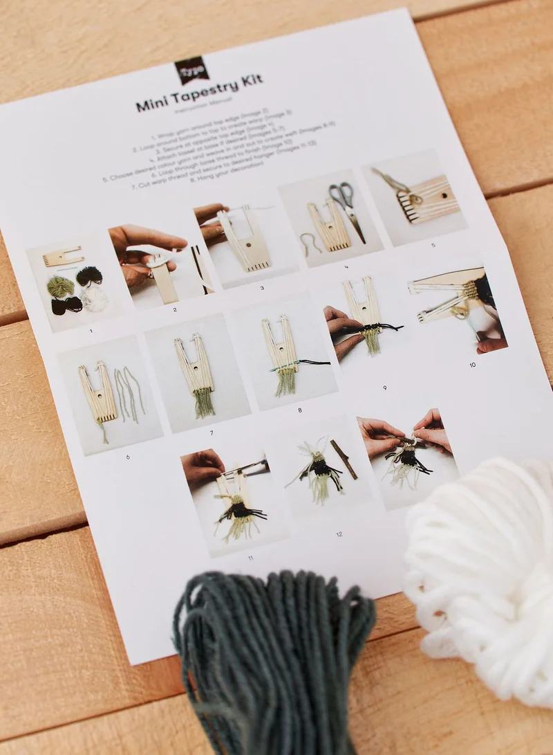 Typo Mini Tapestry Kit
