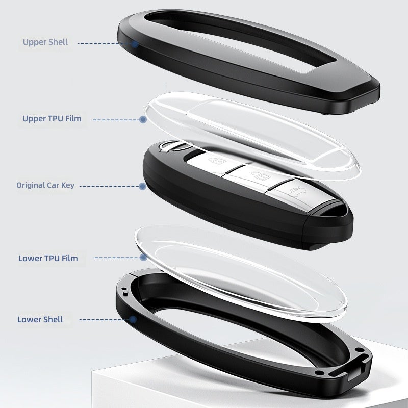 Nissan Premium Aluminum Key Case for Nissan Bluebird - High-End Car Accessory - Image 2