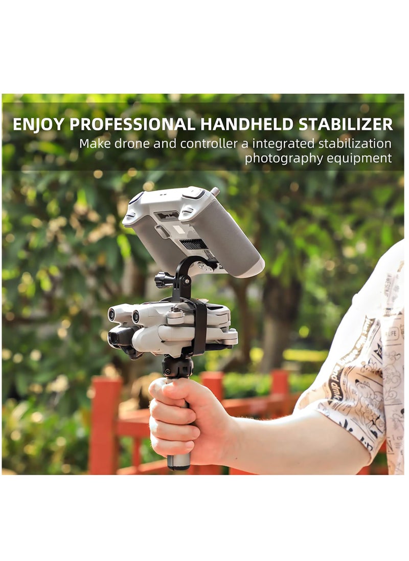 Generic - Drone Adapter Holder, Portable Drone Shooting Extended Adapter Handheld Mount Bracket Drone Upgrade Parts Camera Drone Mount Compatible with DJI RC Mini 3 Pro - Image 1