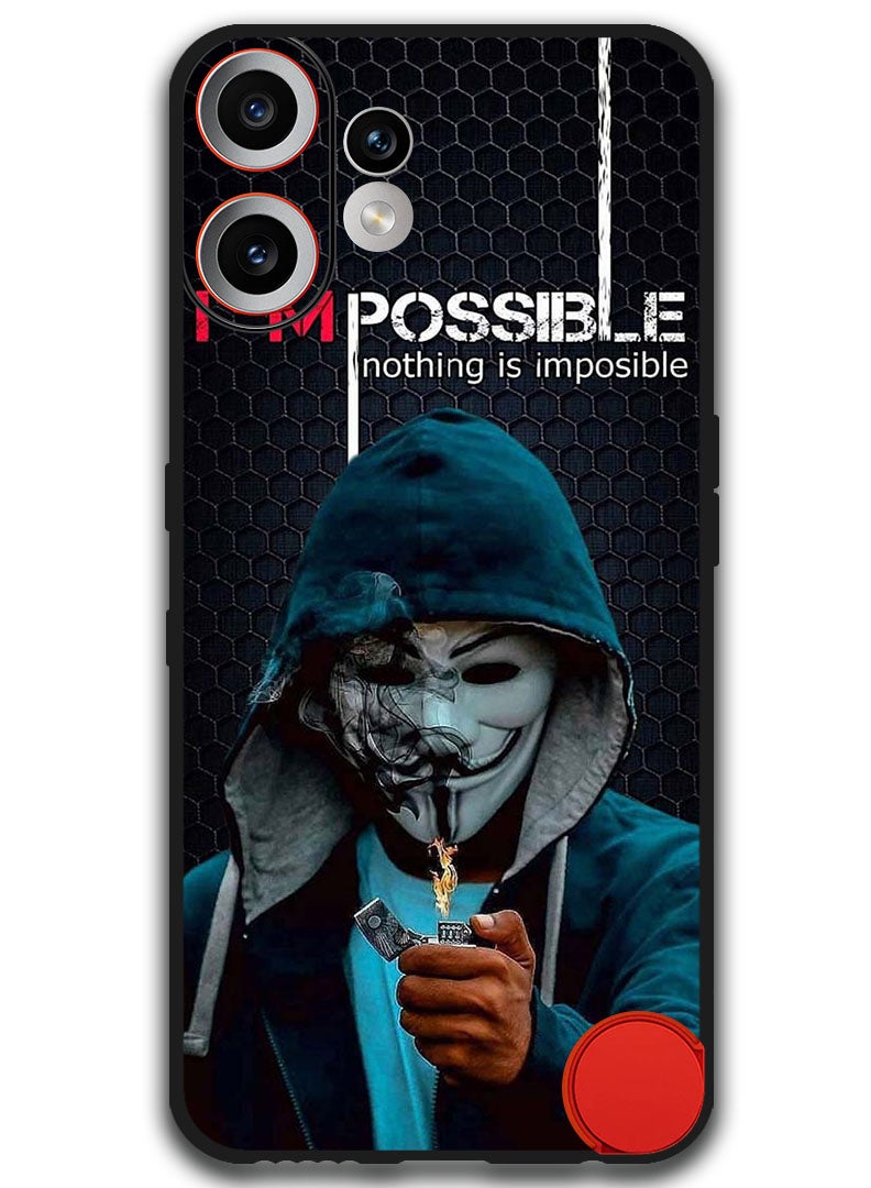 Theodor Case Compatible with Nothing CMF Phone 2 Pro 6.77 Inch Protection Shockproof Bumper Cover Nothing Is Impossible - Image 1