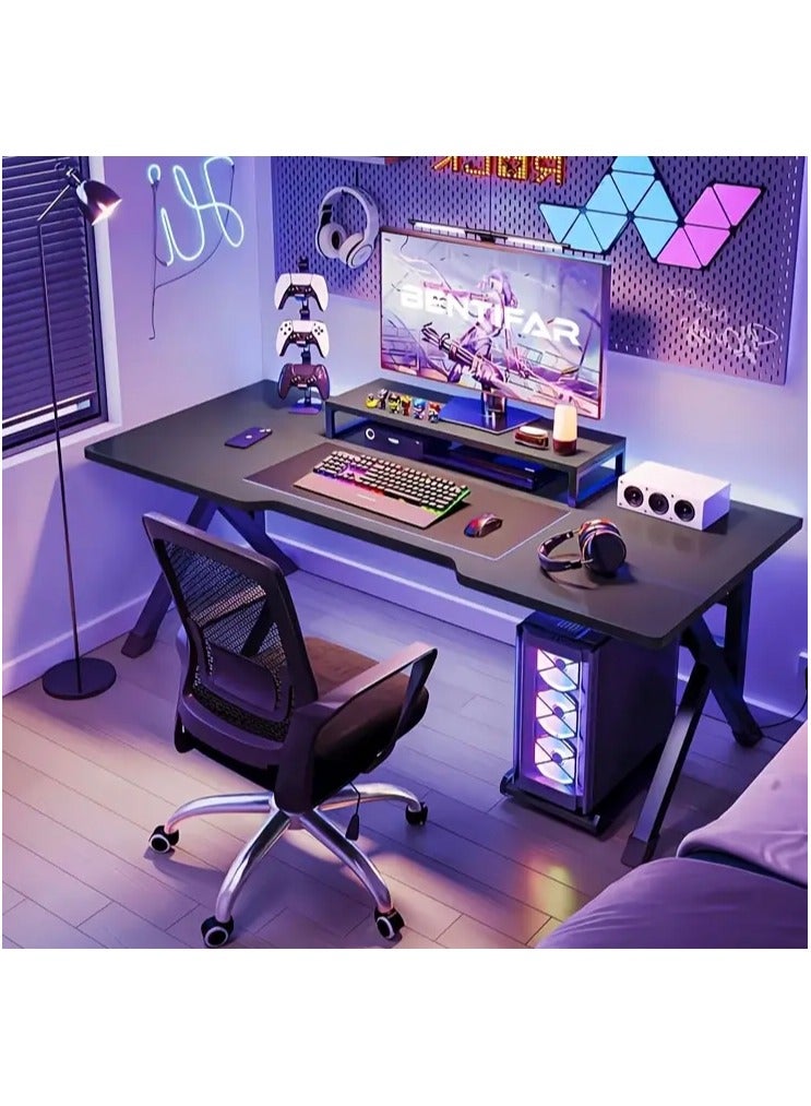 Bentifar Gaming Desktop Computer Desk, Home Office Desk, Versatile Gaming And Study Solution For Modern Homes, Ideal For Students And Gamers, Spacious And Functional - Image 1