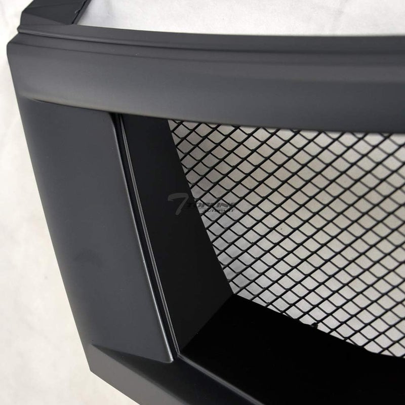 TLAPS Matte Black T-R Aluminum Mesh Front Bumper Grill for 2008-2010 Honda Accord Sedan - Image 4
