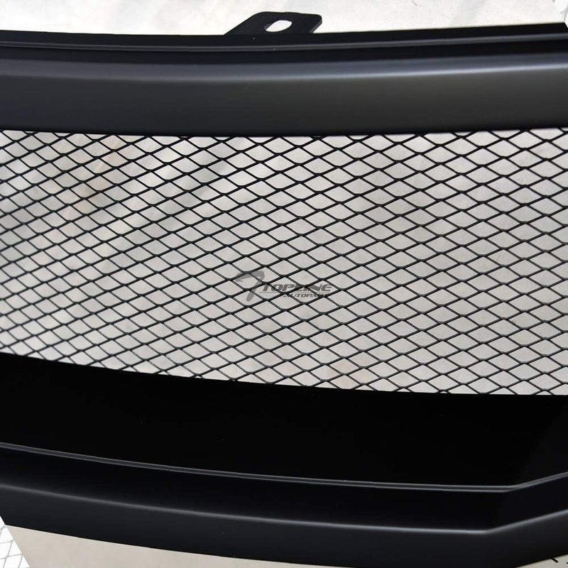 TLAPS Matte Black T-R Aluminum Mesh Front Bumper Grill for 2008-2010 Honda Accord Sedan - Image 5