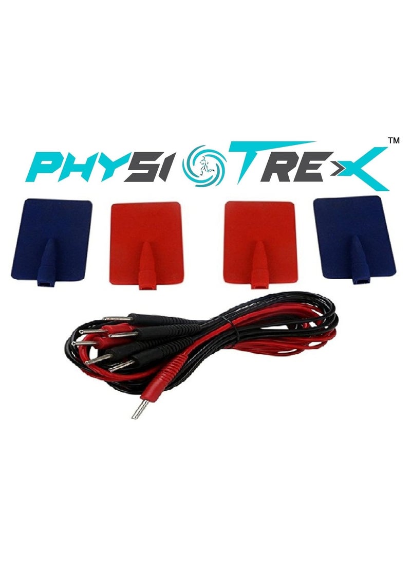 PHYSIOTREX جهاز PHYSIOTREX المدمج للعلاج الطبيعي (4 في 1) بتقنيات IFT وTENS وMS وUS – متعدد الألوان، ضمان لمدة عام واحد - Image 4