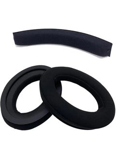 Sennheiser HD598 HD598 Cs HD598SE HD 598 Sr HD518 HD558 HD595 HD599 HD569 HD579 Compatible Black Headphone Pad and Headband