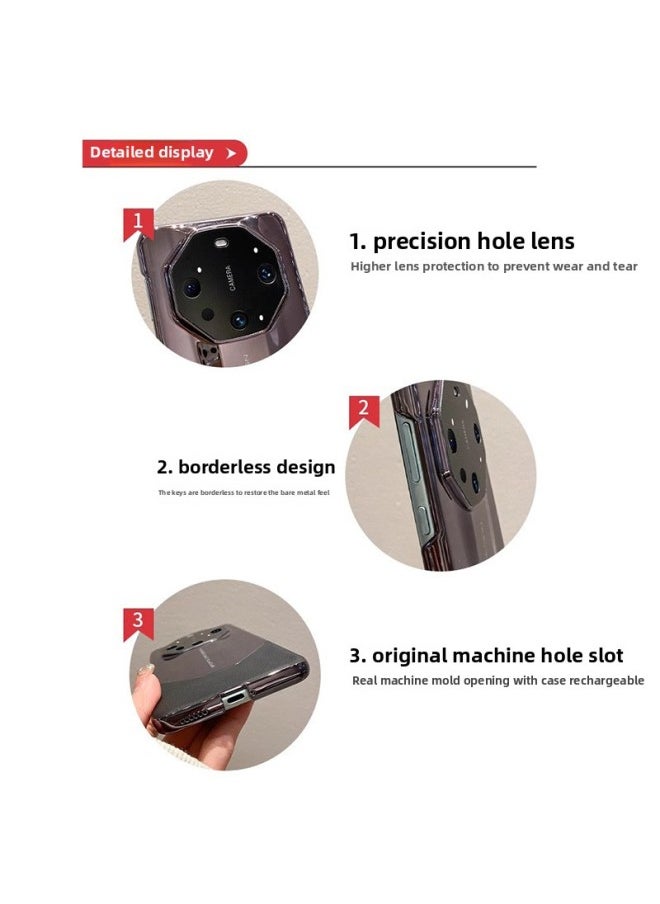 Generic - [Seconds Become Extraordinary Guru] For Huawei Mate60pro Phone Case Plain Leather Mate60RS Ultra-thin Anti-drop 60pro All-inclusive Lens Mate50 Male 40pro Female Protective Case 30-Color:[collect + Add To Cart] Enjoy Priority Delivery + Lifetime Vip Service-Applicable Models:For Huawei Mate 50 Pro - Image 1