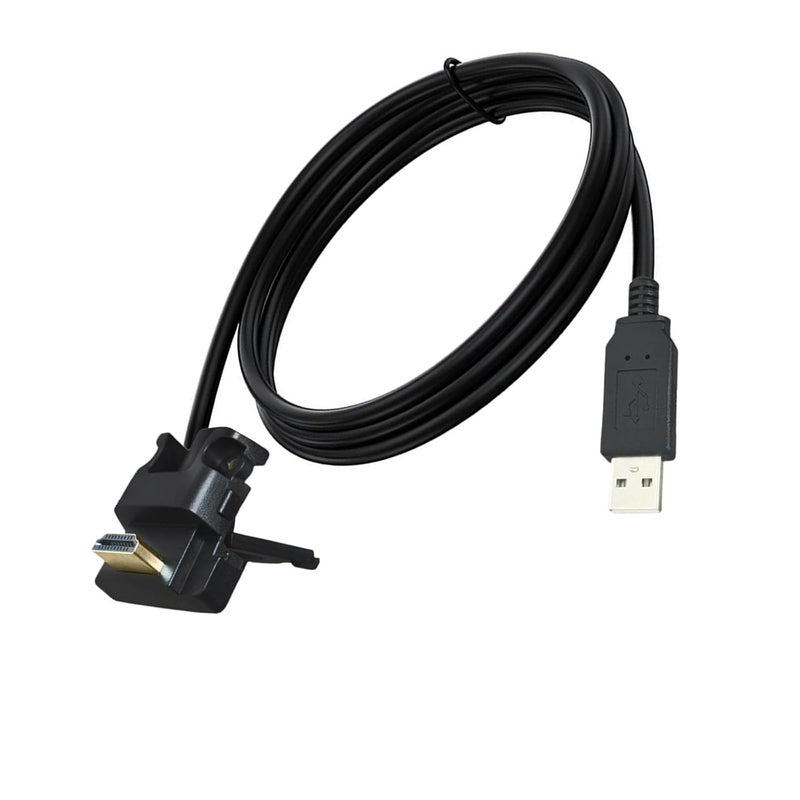 2M USB 2.0 Right Angled HDTV Cable For POS Terminals IPP3320 IPP350 ISS250 Durable - Image 1