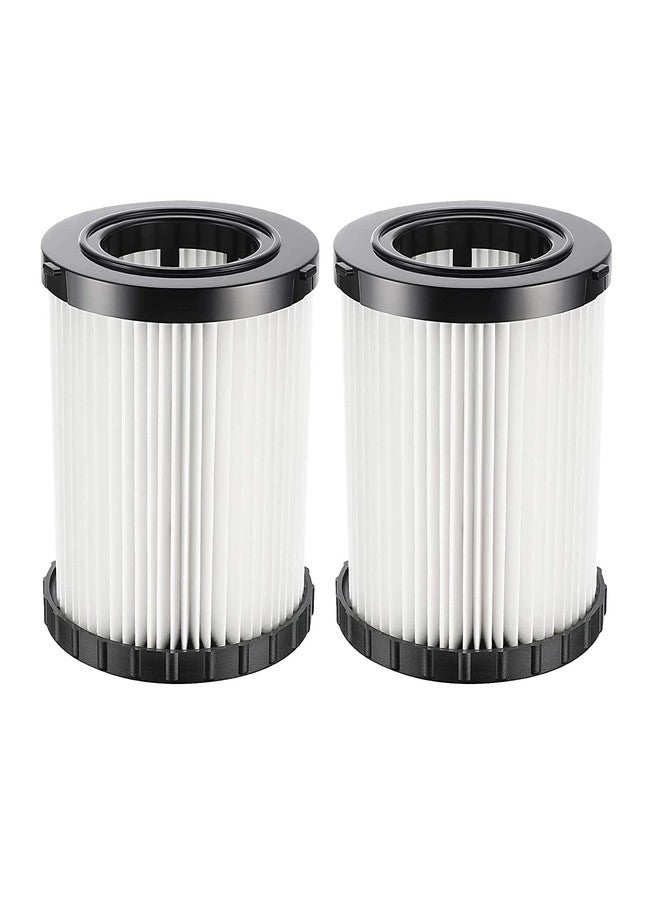 ANBOO 2 PCS DCV5801H HEPA Replacement Filter for DeWalt DCV580H & DCV581H Wet/Dry Vacuum, Washable and Reusable - Image 1