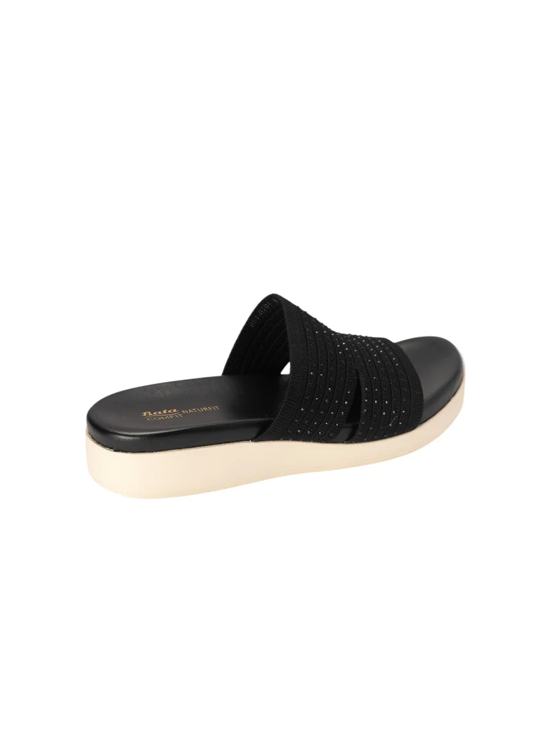 Bata Comfit Embellished Slip-On Sandals