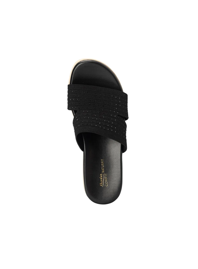 Bata  Comfit Embellished Slip-On Sandals  | Best Price UAE