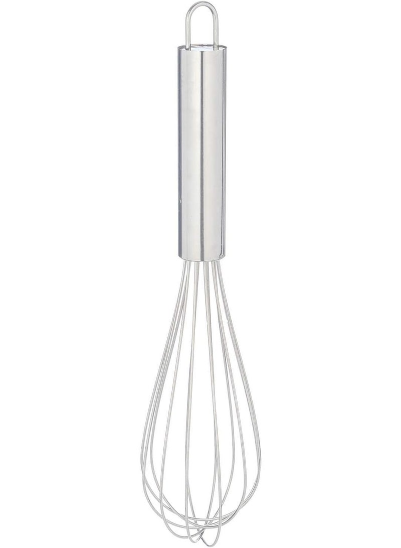 Generic Stainless Steel Hand Whisk – Durable Manual Egg Beater for Mixing Eggs, Cream, Sauces & Light Batter – Easy-to-Clean Kitchen Whisk with Comfortable Handle - Image 2