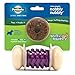 PetSafe Busy Buddy Nobbly Nubbly Treat Holding Dog Toy Boredom Relief for Strong Chewers Durable Nylon Build Dishwasher Safe Design Includes Treat Rings Engaging Pet Puzzle Purple Small - Image 3
