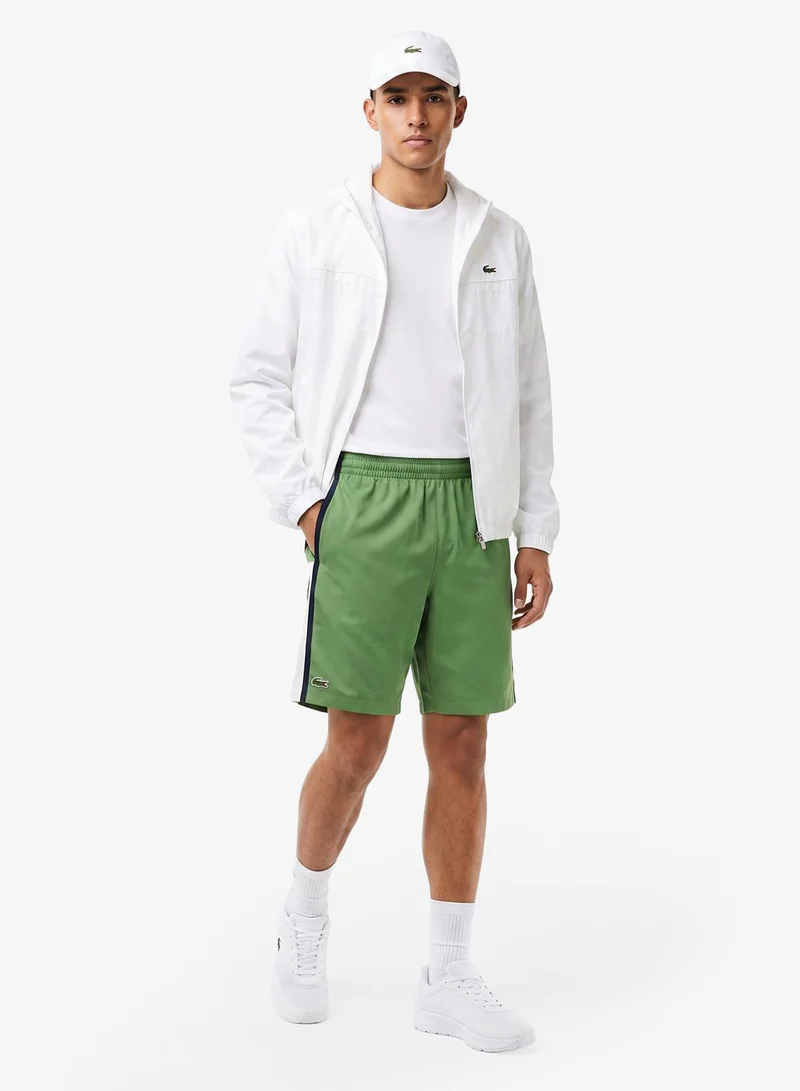 Lacoste  Lightweight Colour-Block Stripe Tennis Shorts for Men | Best Price UAE