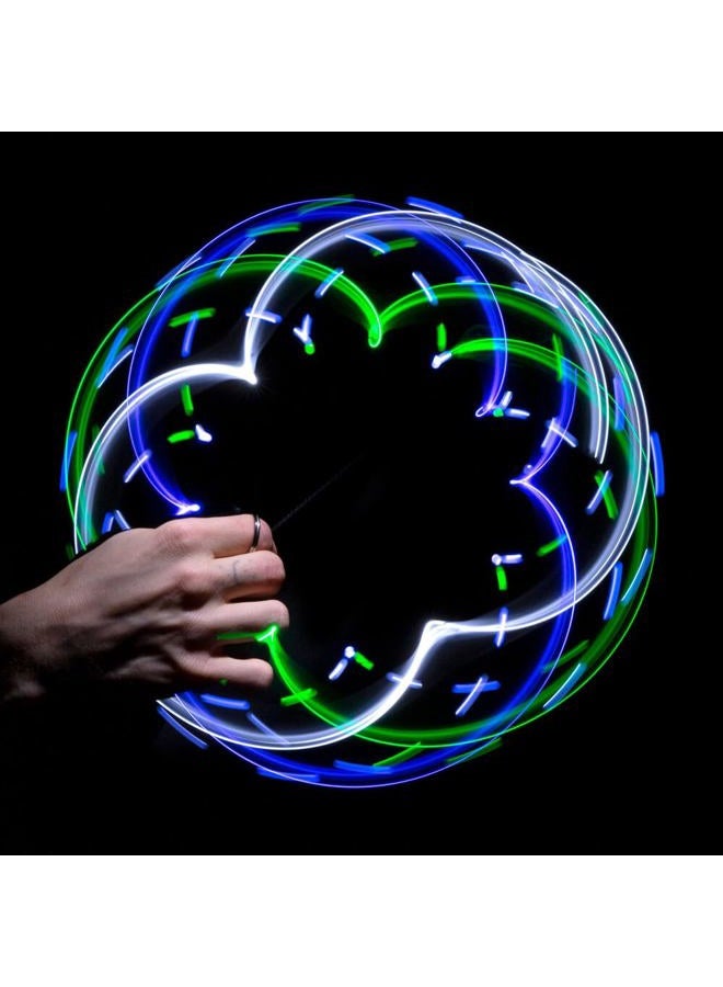 GloFX 8-LED Double Rave Orbit: X Dual Light Assorted Colors - Image 2