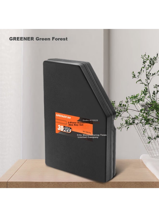 Greener 30-piece Hex Key Set With Hex Screwdriver - Image 2