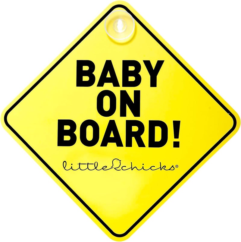 Little Chicks Baby on Board Sign - Image 1