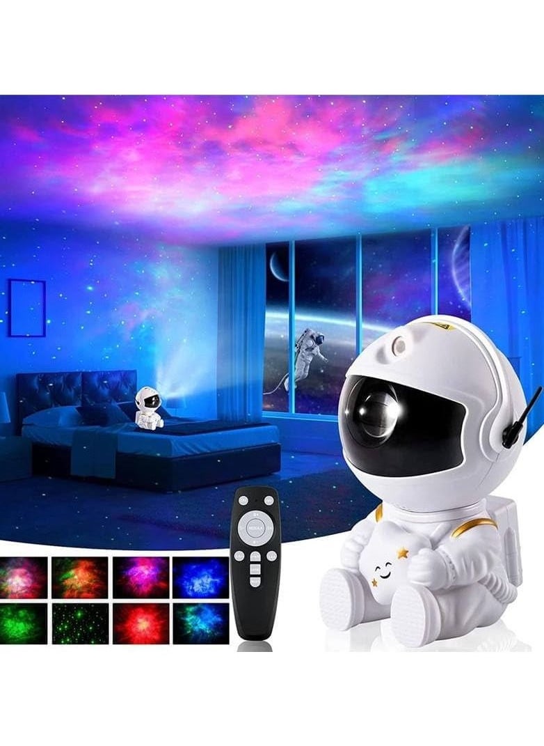 Astronaut Star Projector,Kids Night Light,Star Projector Night Light,360°Adjustable Starry Projector for Kids,Party,Bedroom and Game Room