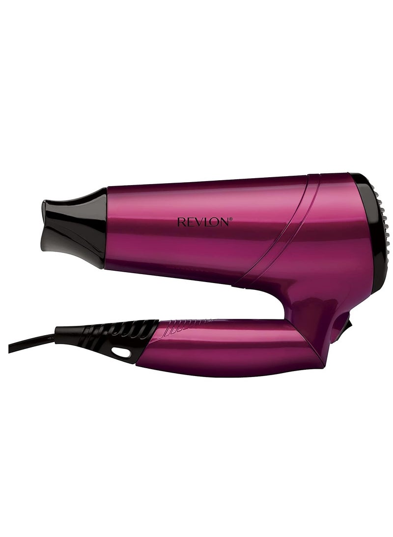 Revlon Frizz Fighter Hair Dryer, 2200 Watts, 2 speed and 3 heat setting, folding handle. Cool shot button. Pink 22.5 x 10 x 27cm - Image 1