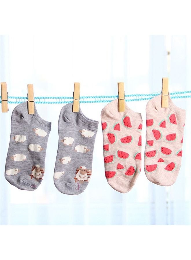 9Pcs of Small Wooden Drying Clips - Image 2