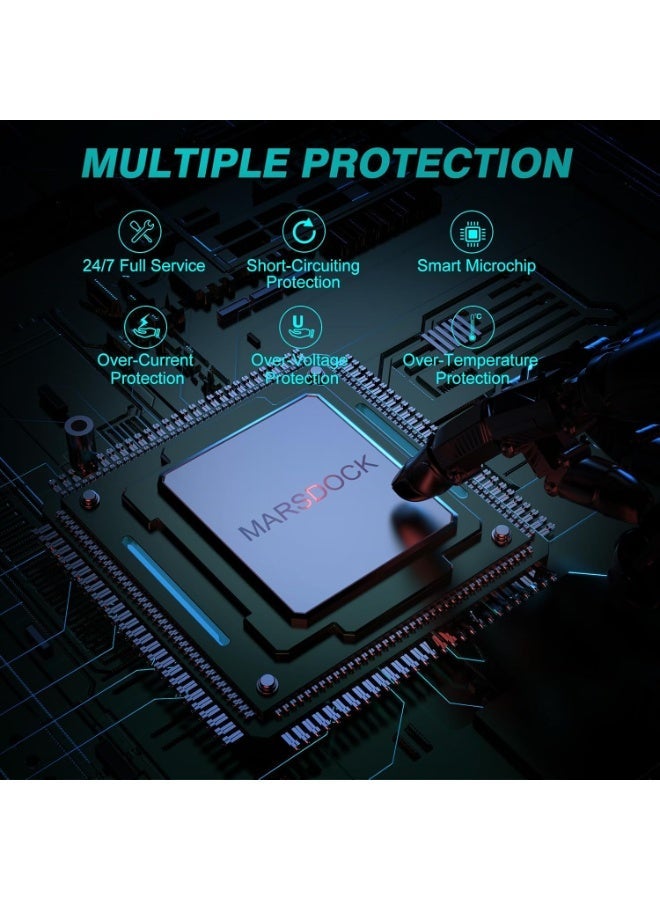 Neox Surface Pro Charger 65w Microsoft Surface Pro Charger 15V 4A Surface Charger Compatible with Microsoft Surface Pro 11, 10, 9, 8, 7+, 7, 6, 5, 4, 3, X, Power Adapter for Windows Surface Laptop 7/6/5/4/3/2/1, Go Tablet, Book 3/2/1, Support 44W, 36W - Image 5