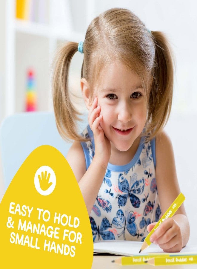 أصدقاء قلم الرصاص أقلام رصاص صغيرة جامبو للأطفال من Pencil Buddies، مناسبة لمرحلة ما قبل المدرسة ورياض الأطفال والأطفال الصغار والمبتدئين - 12 قلمًا سميكًا وممحاة واحدة، ومقبض مثلث، مقاس كبير (متعدد الألوان)، مجموعة من 14 قطعة، 57352 - Image 5