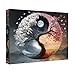 IdeaBazar Ying Yang Tree Puzzles for Adults 1000 Pieces Nature Beautiful Spring Butterfly Flower Sunset Art Jigsaw Puzzles Pretty Winter Moon Mountain Fantasy Puzzle - Image 2