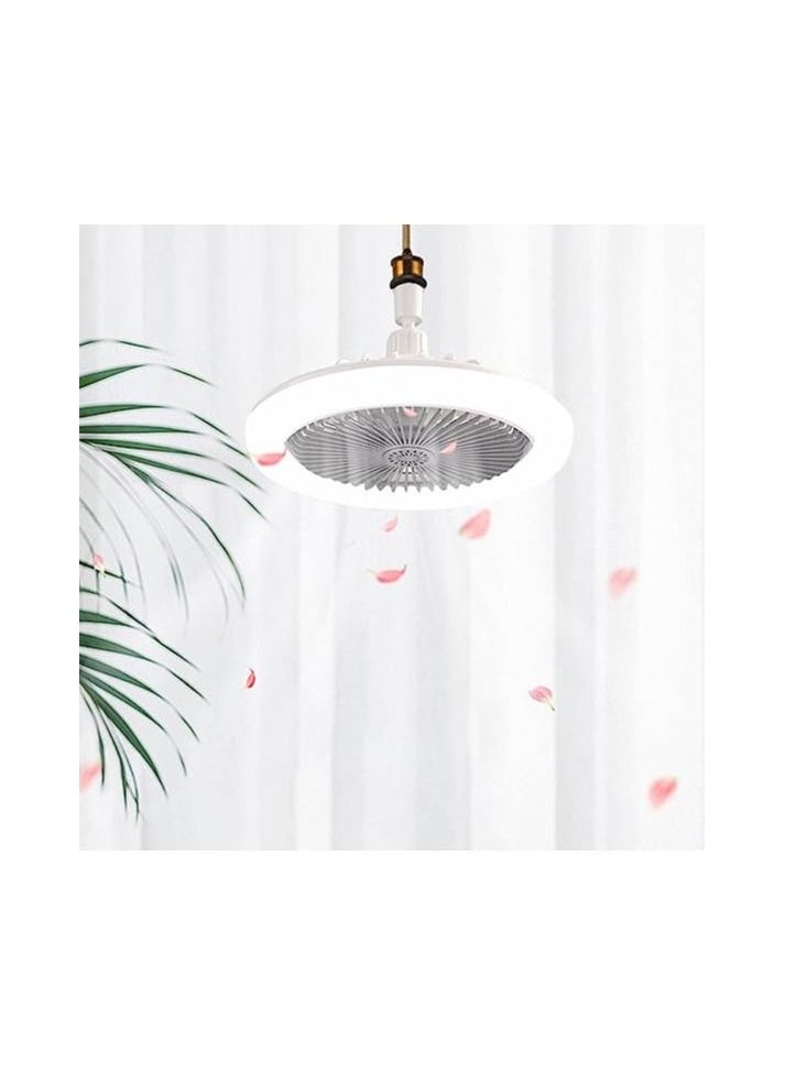 YQbest - Ceiling Fan With Lights Modern Indoor Low Profile Bladeless Enclosed For Bedroom/Living Room/Small Space - Image 1