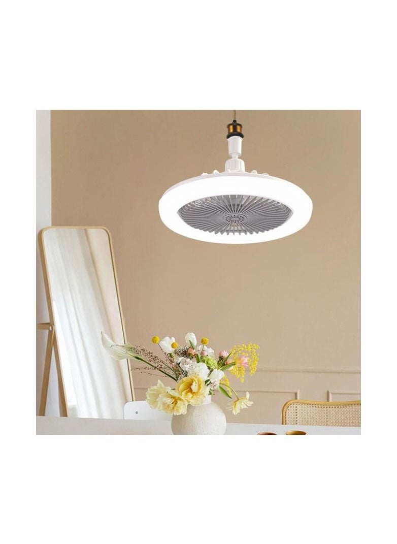 YQbest - Ceiling Fan With Lights Modern Indoor Low Profile Bladeless Enclosed For Bedroom/Living Room/Small Space - Image 1