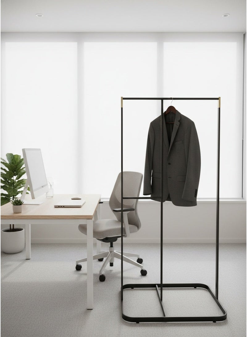 Living Modern Metal Clothing Stand – Sturdy Rectangular Base for Long and Short Garments - Image 3