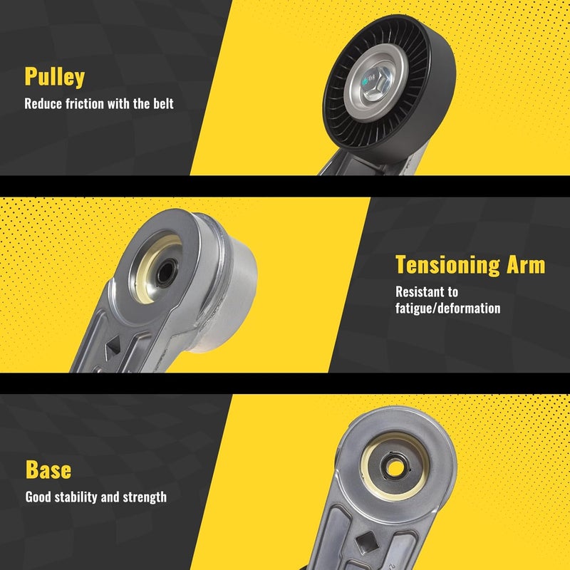 TUCAREST 38177 Drive Belt Tensioner Pulley for Buick, Chevy, GMC, Saab, and Saturn - Image 5