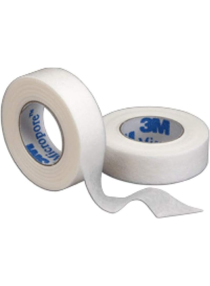 Micropore Surgical Tape, 1530-0, 0.5 in x 10 yd, 24 Pieces