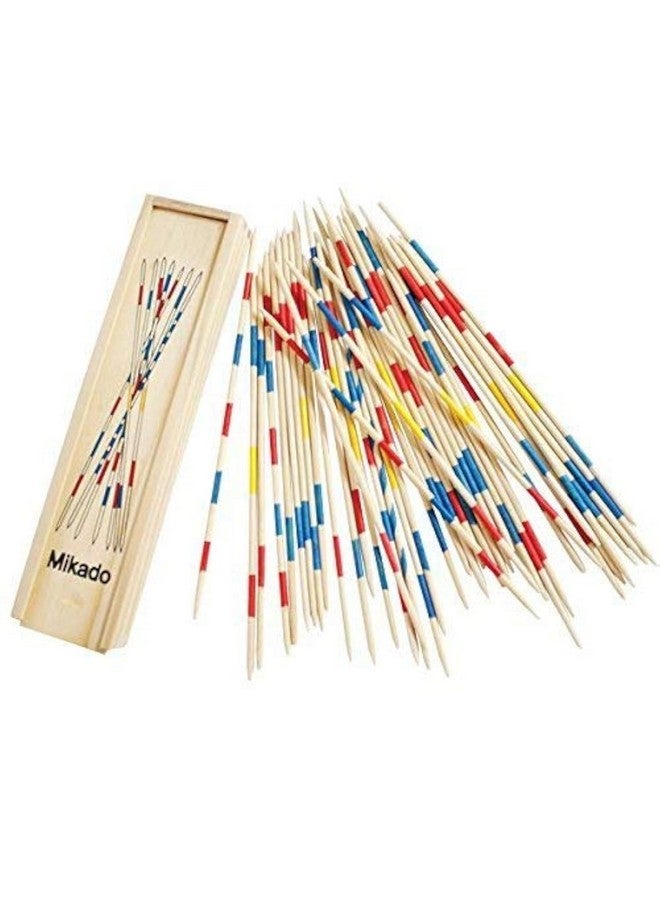 Trinkets & More Trinkets & More - Mikado | Wooden 31 Pick-Up Sticks | Best Return Gift | Fun Family Indoor Board Game for Adults and Kids 5+ Years (Pack of 1) - Image 1