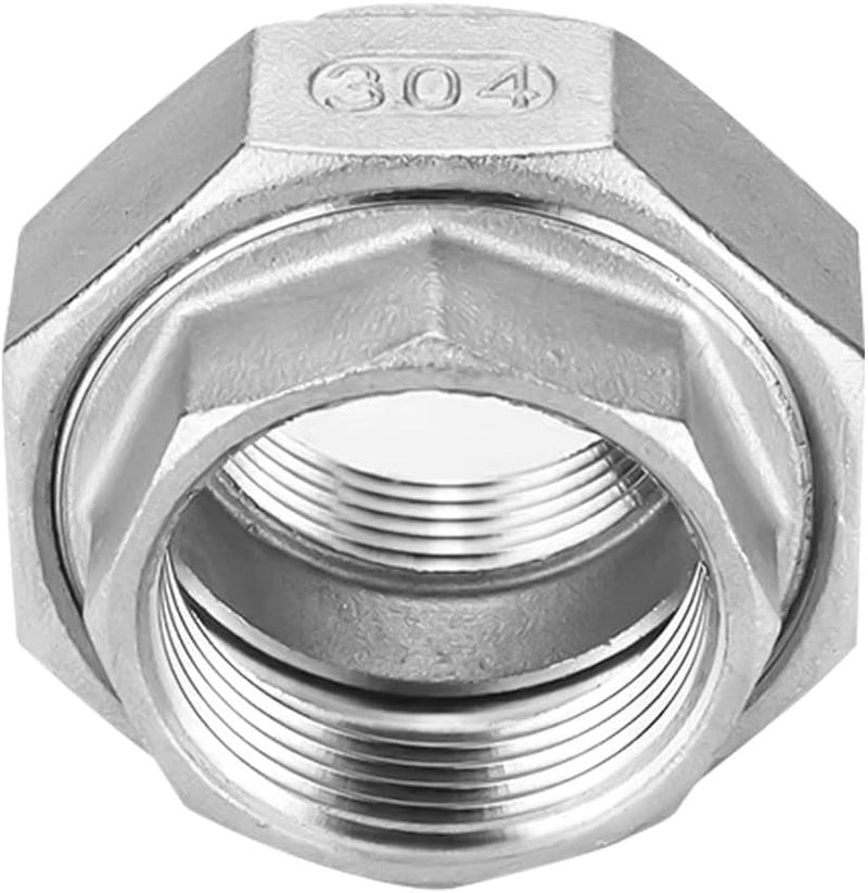 Pysrych Avanty Stainless Steel 304 Cast Pipe Fitting, Union, 1/4" NPT Female - Image 5