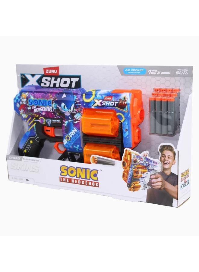 زورو X-Shot Skins Dread Sonic the Hedgehog Blaster – Super Speed - Image 3