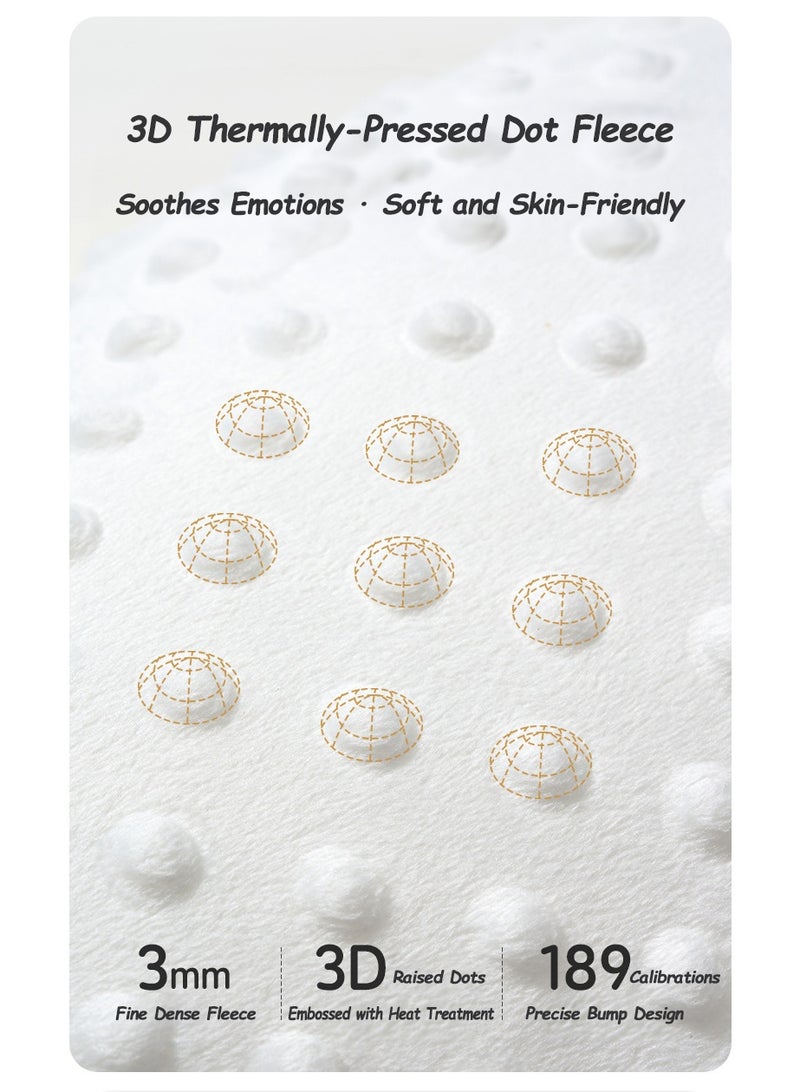 والالا وسادة تربيت كهربائية على مؤخرة الطفل، وسادة تربيت يدوية للطفل، لعبة مهدئة للطفل، رفيق مساعد على النوم، يد تربيت، راحة يد لتهدئة الطفل، قفاز يد للوقاية من نوم الطفل - Image 3