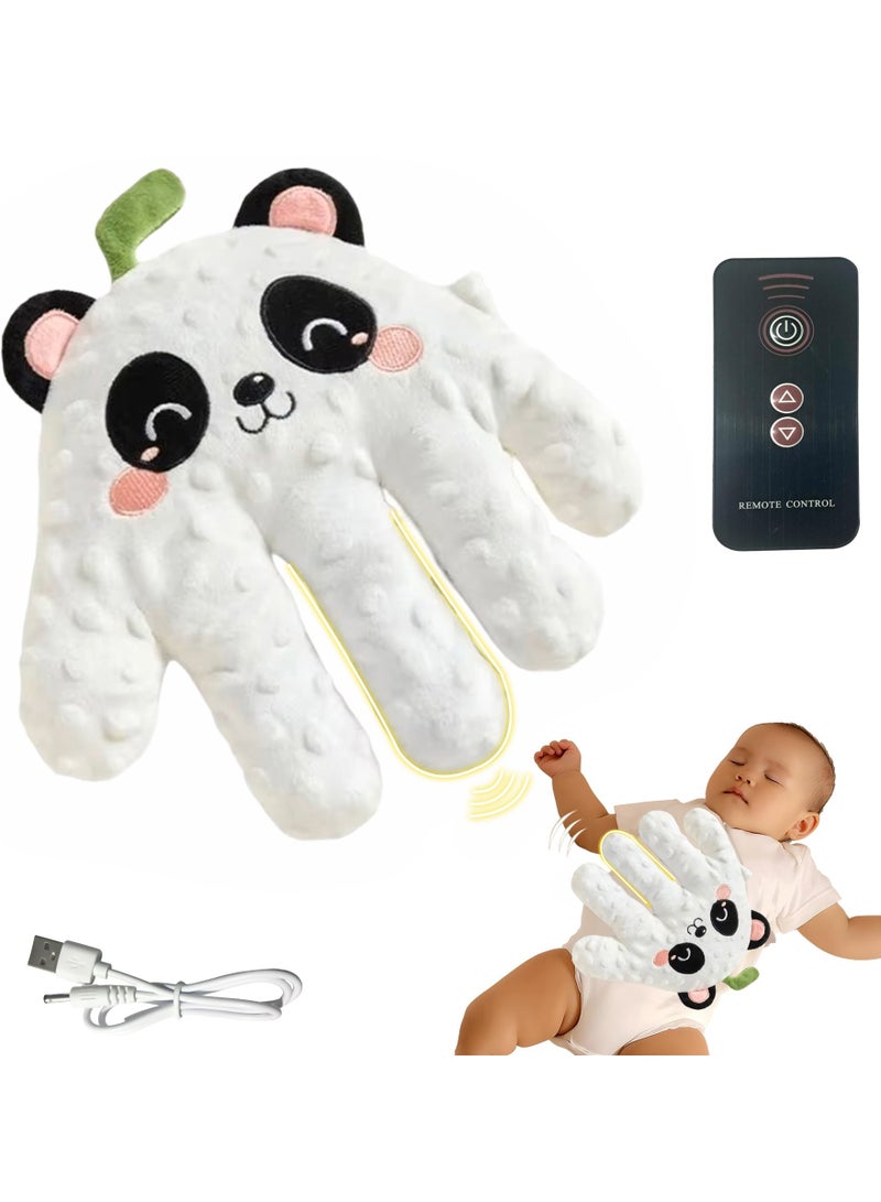 والالا وسادة تربيت كهربائية على مؤخرة الطفل، وسادة تربيت يدوية للطفل، لعبة مهدئة للطفل، رفيق مساعد على النوم، يد تربيت، راحة يد لتهدئة الطفل، قفاز يد للوقاية من نوم الطفل - Image 1