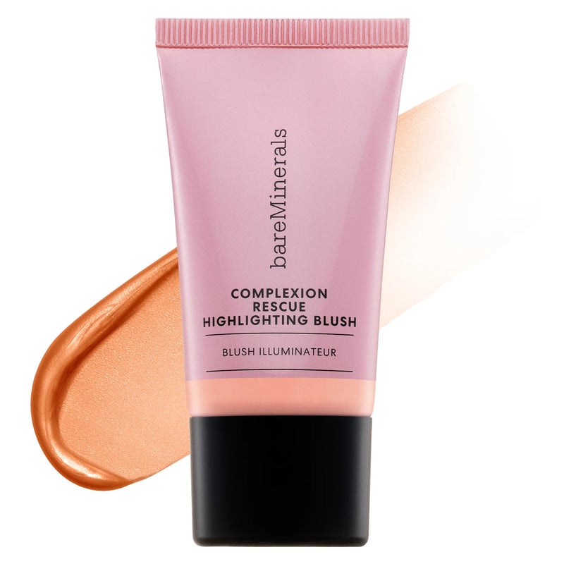bareMinerals Complexion Rescue Highlighting Liquid Blush, Liquid Highlighter + Blush Hybrid, Buildable, Gel-Cream, Liquid Blush for Cheeks, All Day Wear, Vegan - Image 1
