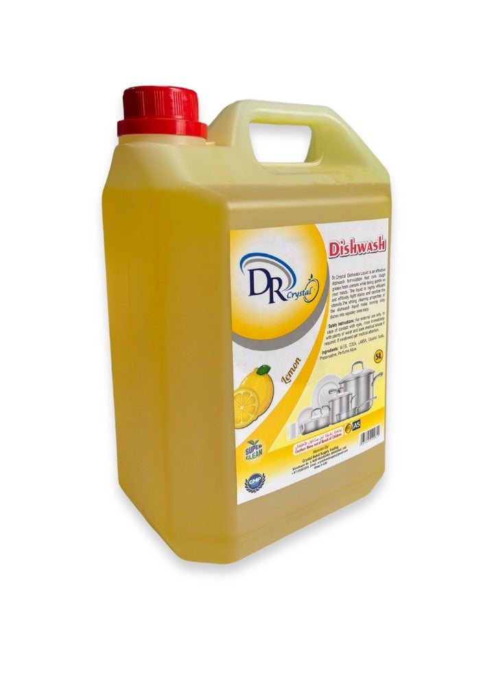 CRYSTAL Clear Liquid Dishwashing Soap, 5 Liters - Image 2