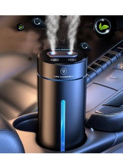DMG TECH DMG Car Aromatherapy Diffusers for Essential Oils 380ml Mini Humidifier USB Mini Aroma Air Humidifier Mini LED 7 Color Changing Dual Mist Ports AI Smart Start for Car Room Home Office Bedroom  - Image 1