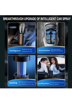 DMG TECH DMG Car Aromatherapy Diffusers for Essential Oils 380ml Mini Humidifier USB Mini Aroma Air Humidifier Mini LED 7 Color Changing Dual Mist Ports AI Smart Start for Car Room Home Office Bedroom  - Image 3