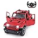 RASTAR OffRoad Remote Control Car 114 Jeep Wrangler JL RC OffRoad Racing Vehicle Toy Car for Kids Adults Spring SuspensionDoor Open 24Ghz RED - Image 3