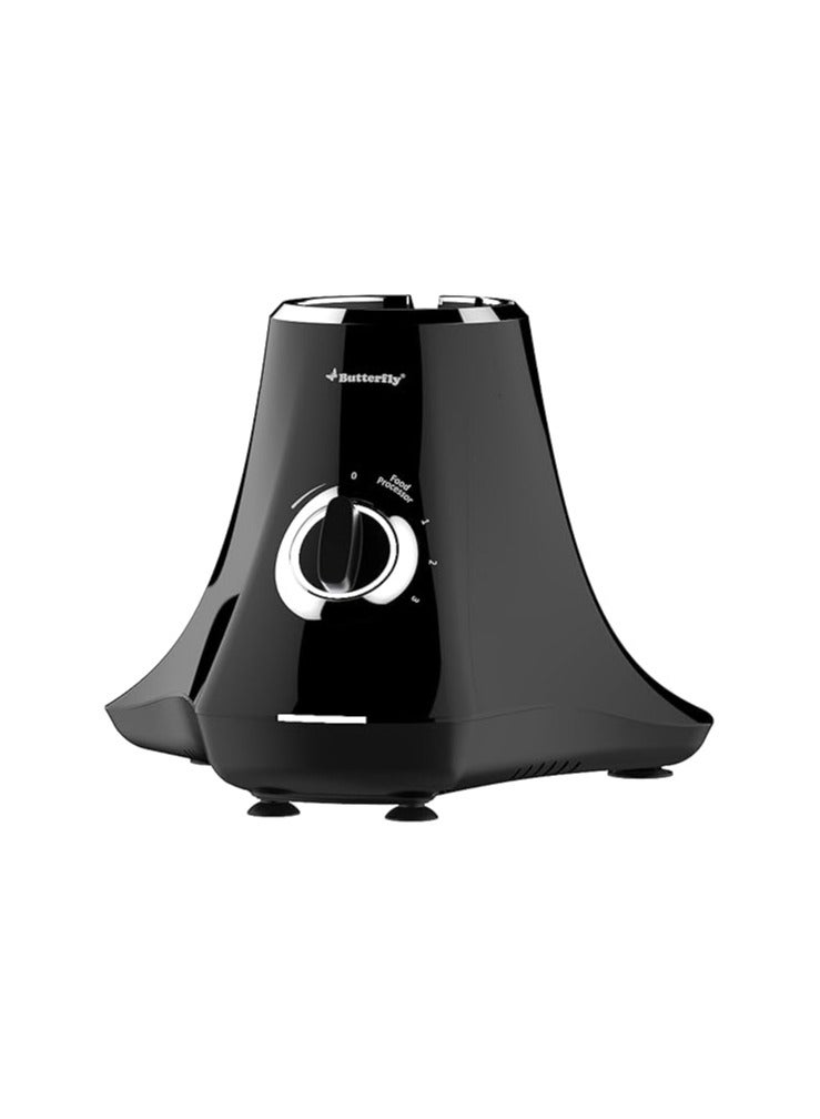 باترفلاي محضر طعام Butterfly Elektra بقوة 750 واط مع 6 أوعية و9 ملحقات | مؤشر LED بتقنية FPSS (سرعة انتقائية لمحضر الطعام) | وعاء طحن وتخزين ذكي | ضمان لمدة 7 سنوات للمحرك | أسود  - Image 2