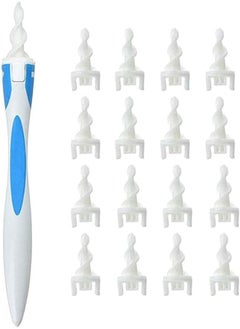 Generic Ear Cleaner Silicone Ear Spoon Tool Set 16 Pcs Care Soft Spiral For Ears Cares Health Tools Cleaner Ear Wax Removal Tool 