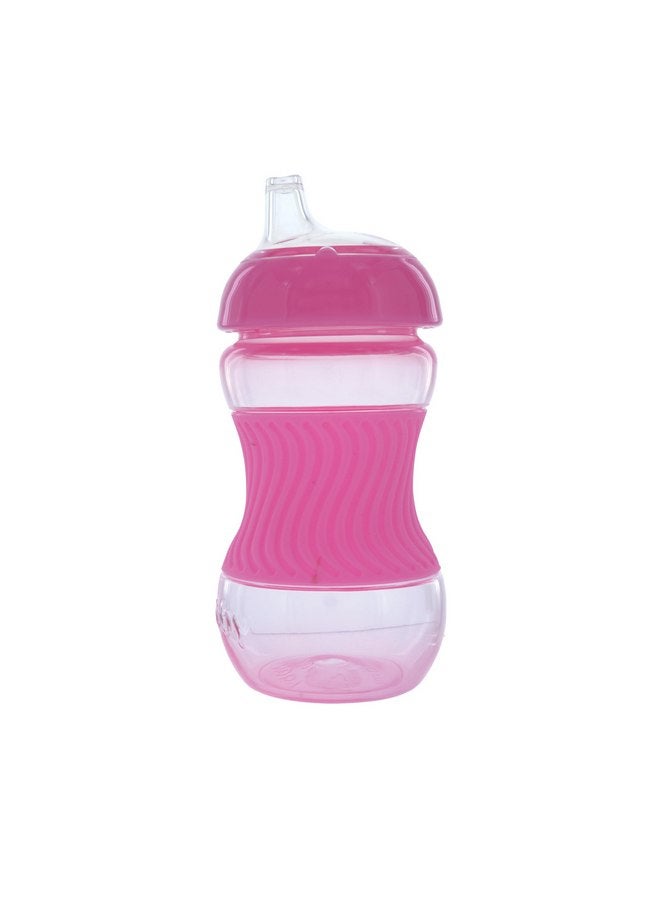 Nuby No Spill 6oz/180ml Mini Gripper Soft Silicone Spout Cup, 3 Pack, Girls, 6m+, BPA Free - Image 4