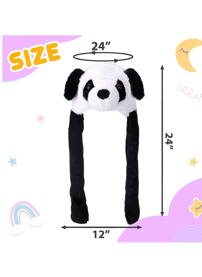 Generic - Animal Hat, Funny Plush Animal Hat with Ears Movable Jumping, Dress Up Cosplay Party, Cute Cap Unisex Gift for Kids Adults Party, 50cm - Image 1