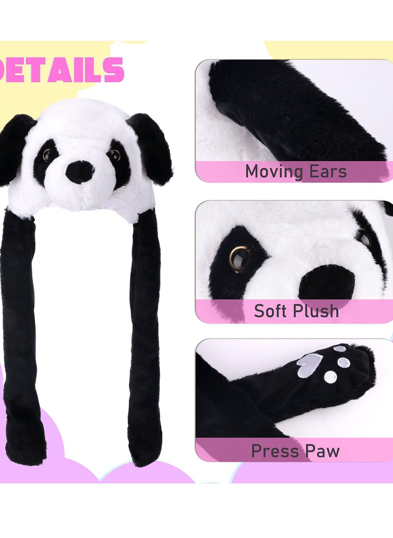 Generic - Animal Hat, Funny Plush Animal Hat with Ears Movable Jumping, Dress Up Cosplay Party, Cute Cap Unisex Gift for Kids Adults Party, 50cm - Image 1
