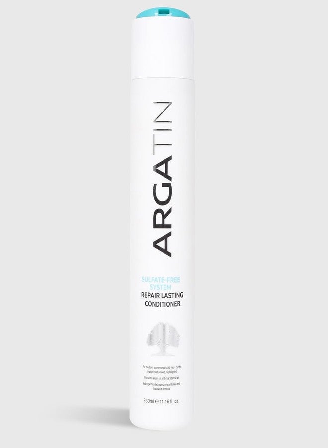 ARGATIN Keratin Repair Lasting Sulphate free Conditioner | Enriched with Argan Oil & Aloe Vera Extract | Smooth, Shiny & Frizz Free Hair | Unisex 330 ml - Image 1