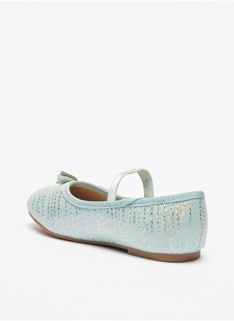 Flora Bella By Shoexpress - Girls Embellished Butterfly Ballerina Shoes with Elasticated Strap - Image 1